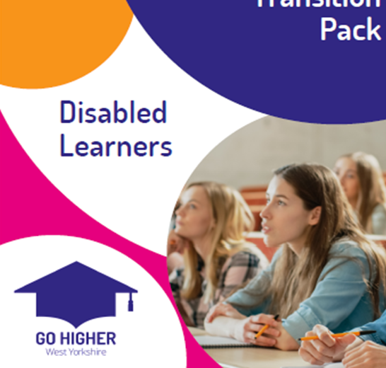 Cover of disabled learners transition pack